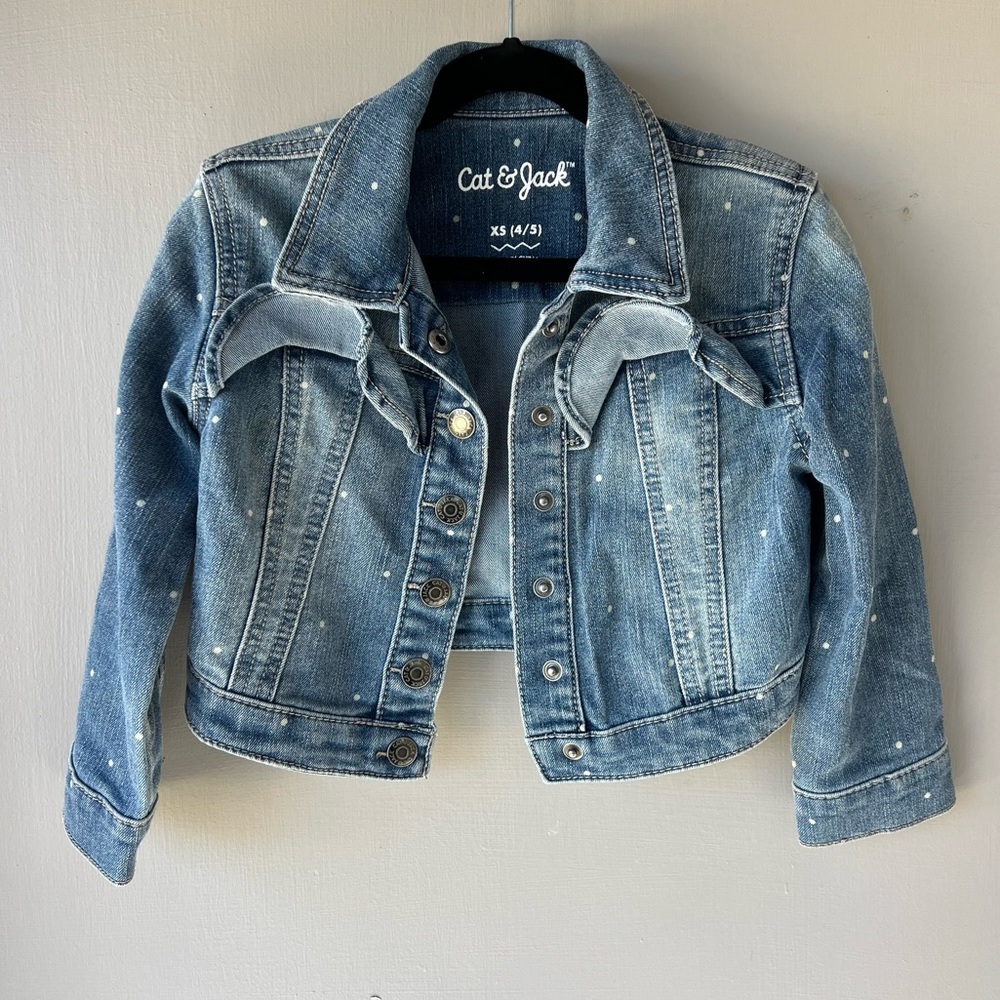 Girls Bedazzled Jean Jacket